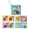 Soft Cloth Book For Early Education Of English Animals And Transportation