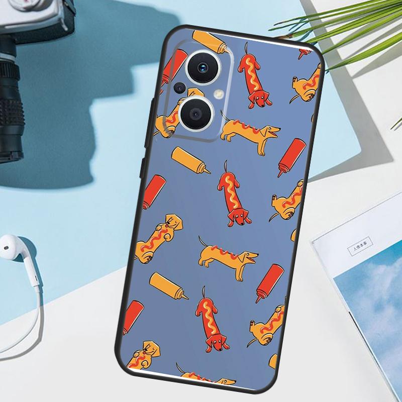 DACHSHUND Case For OPPO Reno 13 F 12 12F 11 8T 7 8 10 Pro OPPO Find X8 X6 Pro X3 X5 Lite Phone Cover