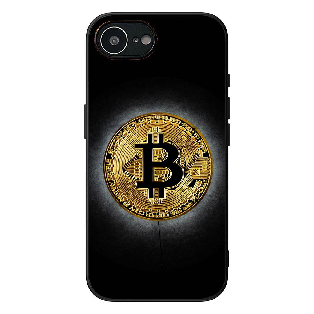 Чехол для Apple iPhone 13 12 Mini XS 11 Pro Max 7 8 Plus + XR SE 2022 2020 SE3 Чехол для телефона Биткоин BTC Деньги 100 Долларов