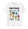 Забавная футболка с мемом OnlyFans для мужчин и женщин, юмористическая, с круглым вырезом, с коротким рукавом, в стиле ретро, ​​из высококачественного хлопка.