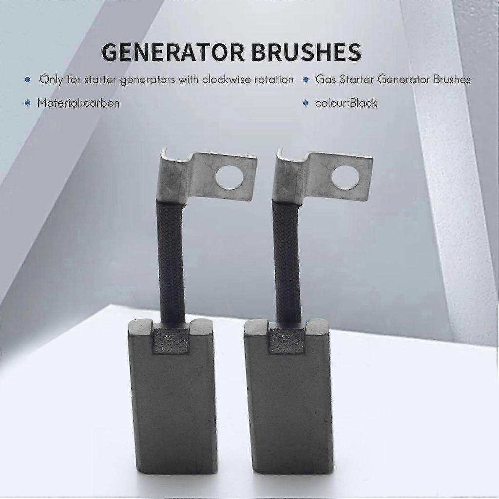 4pcs compatible with Club Car EZ GO Yamaha Golf Cart Gas Starter Generator Brushes and Screw Set Brushes 101869302-KLT
