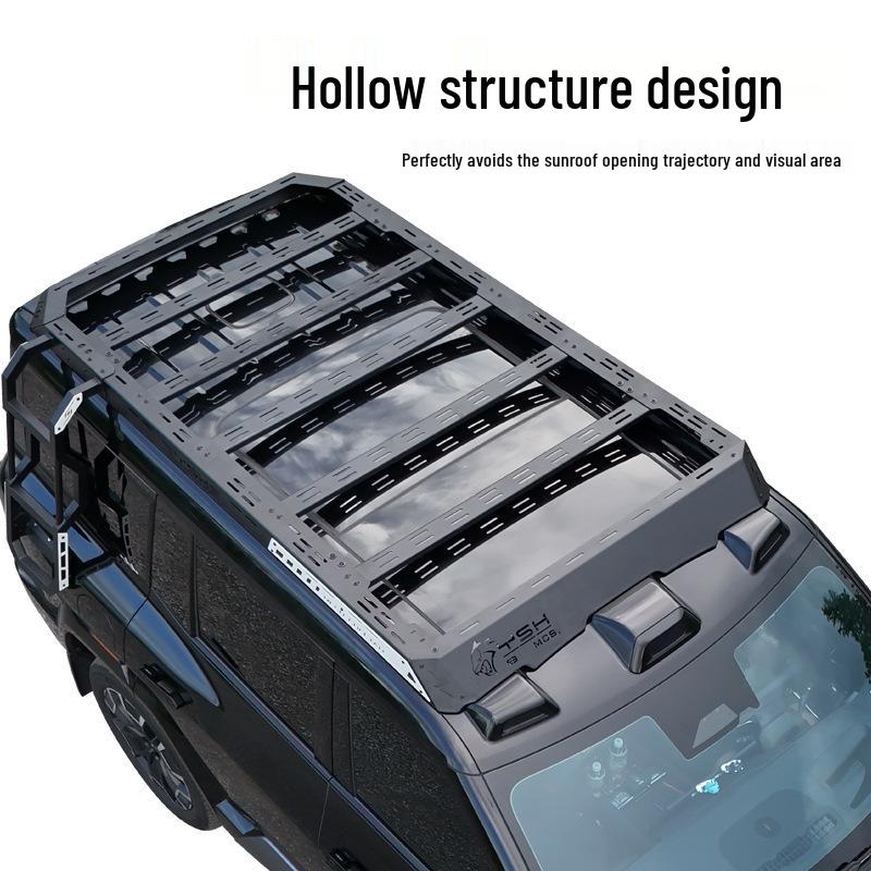 Compatible with BYD Yangwang 8 Roof Rack: Expansion Platform, Luggage Rack Crossbars, Awning, Side Ladder, Backpack.
