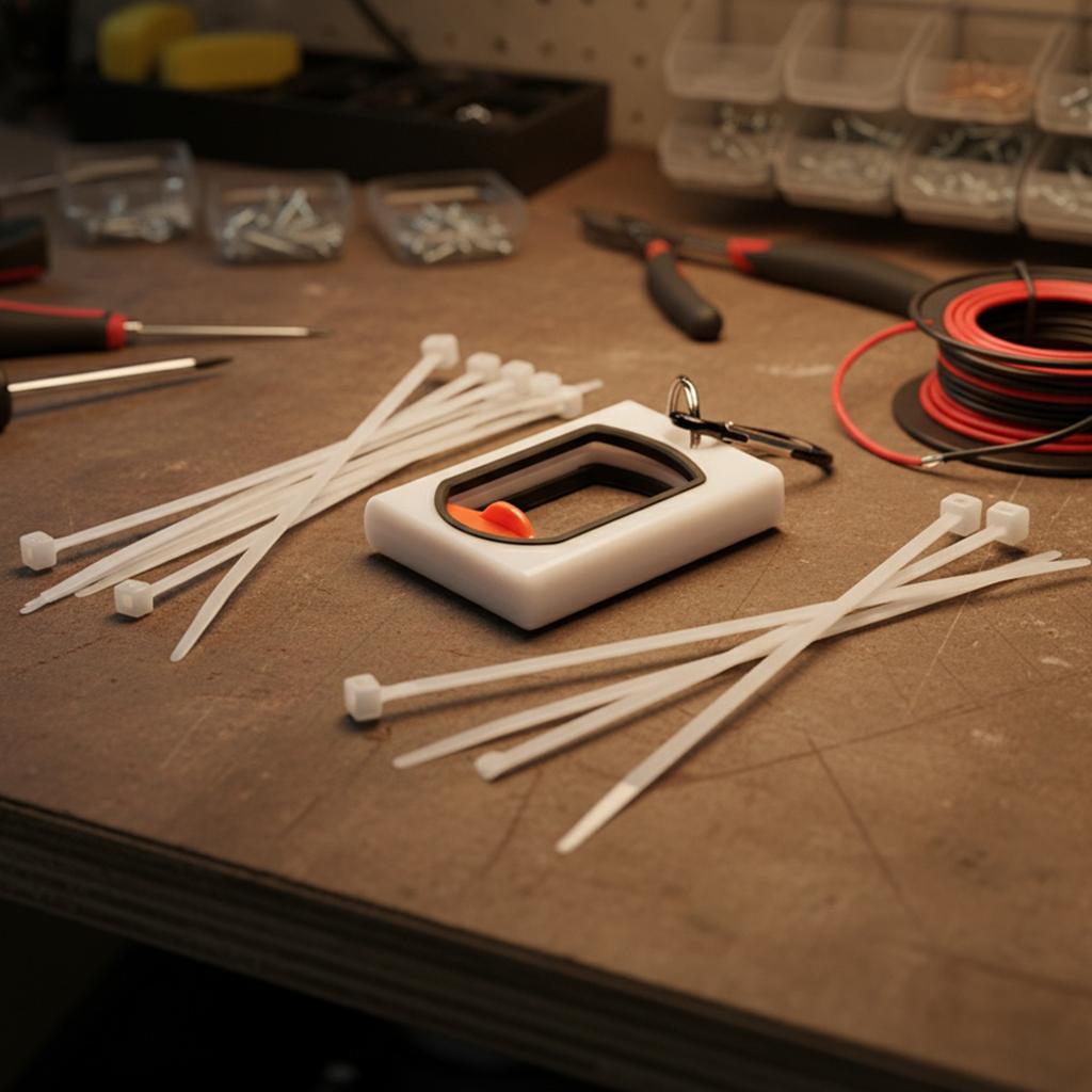 1-3PCS Cable Tie Organizer Glow In The Dark Cable Tie Holder Plastic Cable Organizer Holder for Multi-Purpose Indoor Outdoor Use