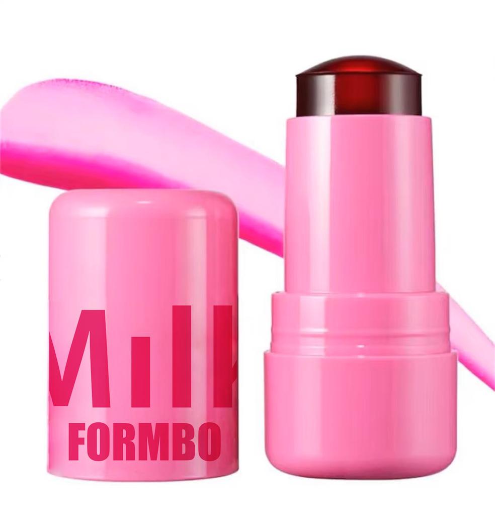 4 Color Blush Jelly Lipstick Rouge Cream Shimmer Blusher Stick Monochrome Blush Mud Matte Moisturizing Makeup Lip Tint Cheek Color