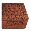 Handmade Wooden Jewellery Box for Women Jewel Organizer Hand Carved with Intricate Full Kashmiri Carvings Wood Jewel Organizer