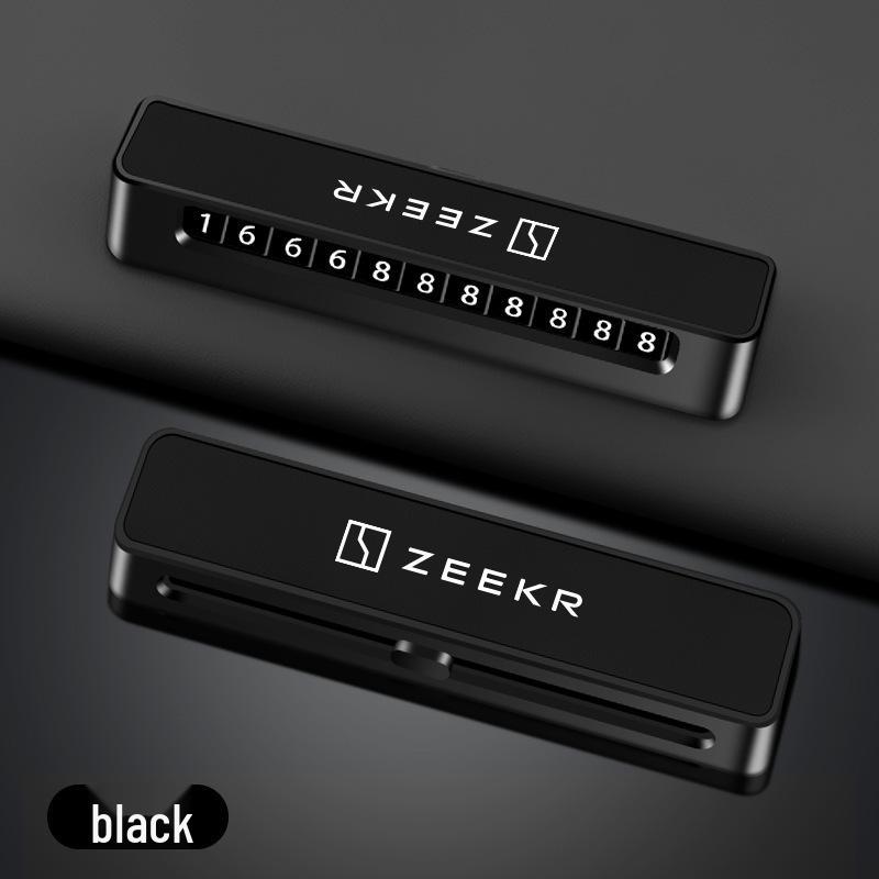 Держатель номерного знака Zeekr для моделей 007/0/X/009/7X - Дисплей временного парковочного номера.