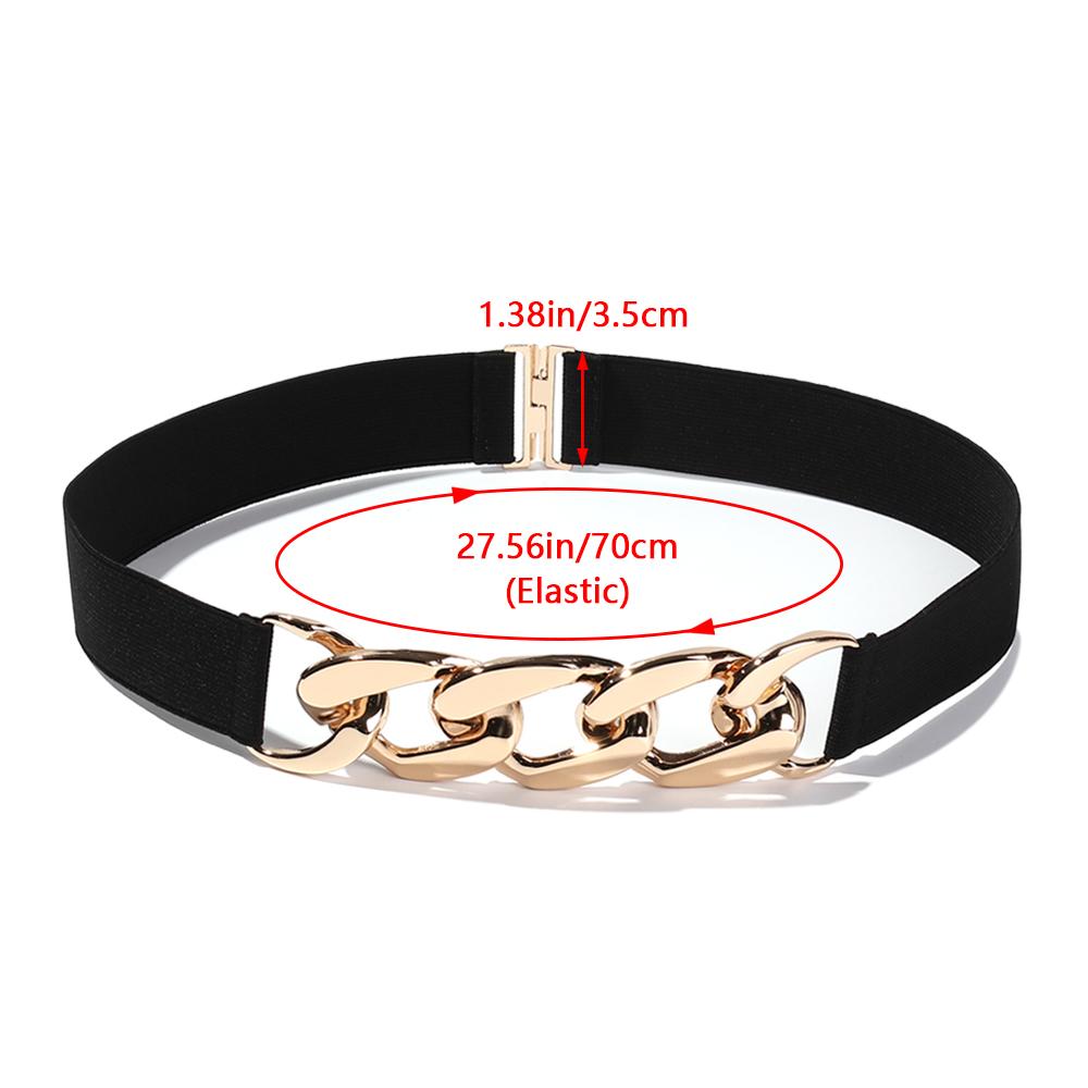 Fashion Waist Belts Adjustable Decorative Waistband Stretch Elastic Belts Waist Strap