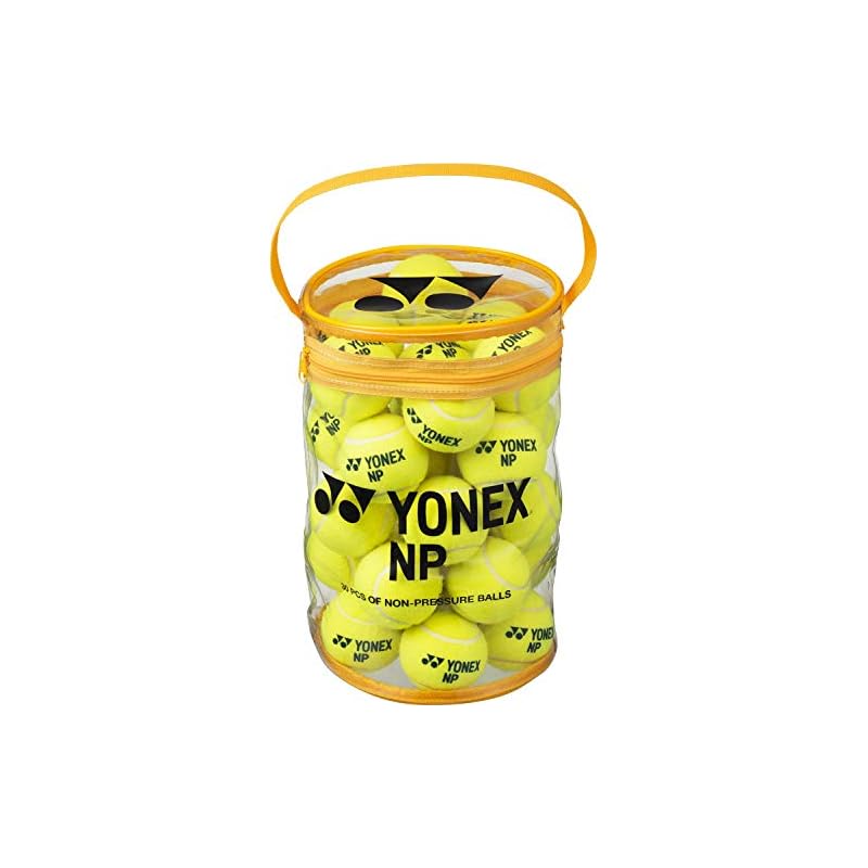 Теннисные мячи Yonex, Бескамерные, Желтые, Пакет 30 шт. (TB-NP30)