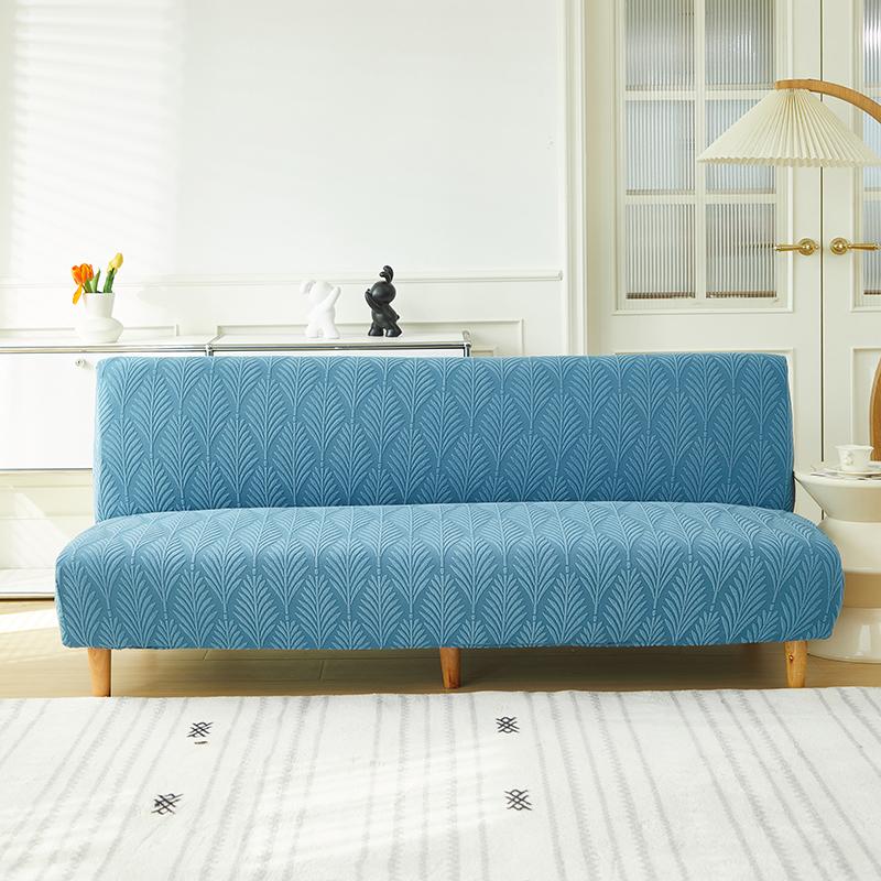1 Pc New Jacquard Sofa Bed Cover Stretch Futon Cover For Living Room Dustproof Washable Slipcover Of Sofa Bed