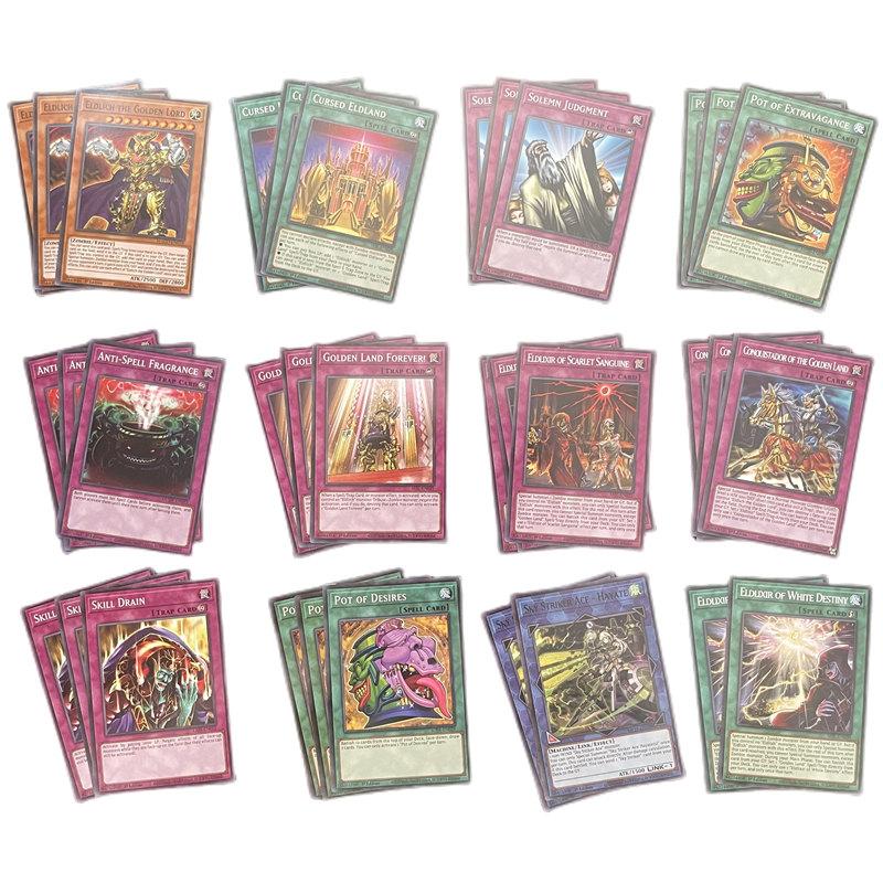 72 шт./Коробка Карты Yu gi oh на Английском Eldlich Sky Striker Virtual Word YU GI OH Master Duel Конкурентная Колода Коллекционная Карточная Игра
