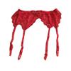 Same Color Set Garter Belt 2-piece (lace/shorts/sexy/cosplay/costume) LSI-101 (red)