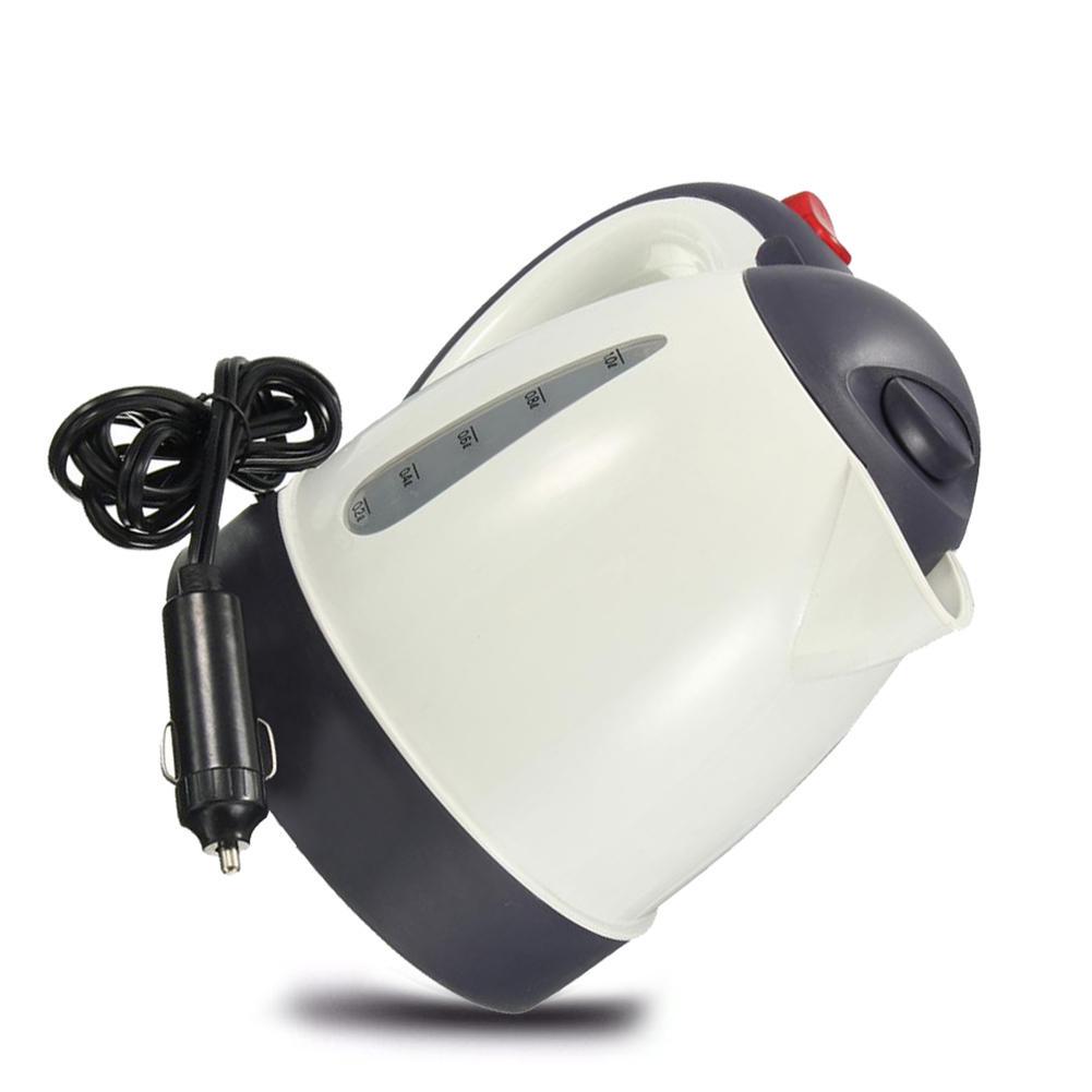 Автомобильный чайник 24 В 1000 мл, портативный водонагреватель для путешествий, чая, кофе, большой размер из нержавеющей стали 304