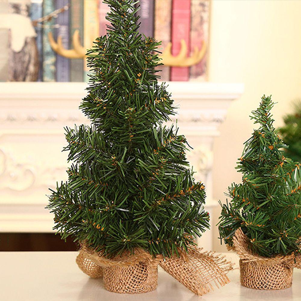 New Year Gift Wedding Decorations Table Ornament Mini Xmas Tree Artificial Plants Christmas Decor