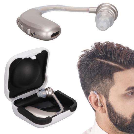 Hearing Aids USB Rechargeable 6 Level Volume Wireless Sound Amplifier for Left Right Ear