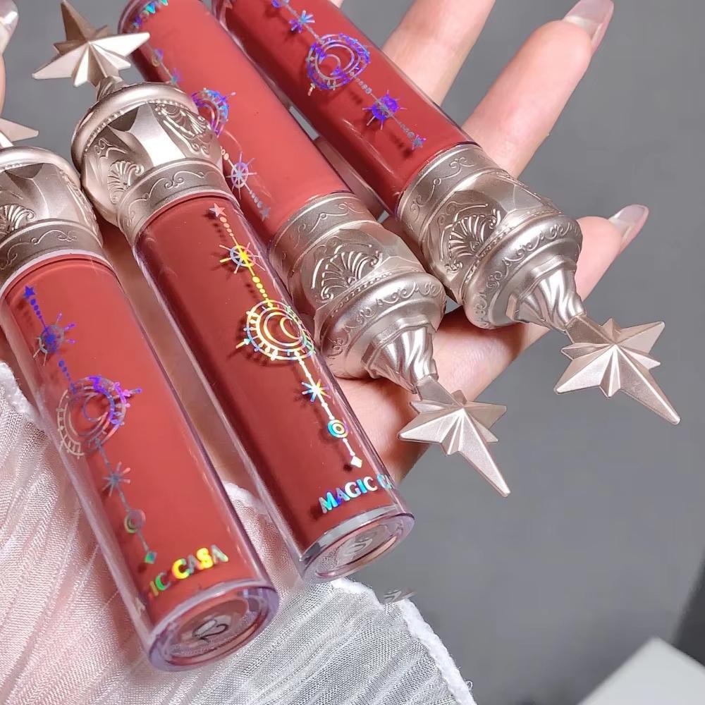 2025 Новый увлажняющий блеск для губ Mirror Lip Gloss Set Glass Glow Matte Lip Tint Lipstick Star Cosmetics