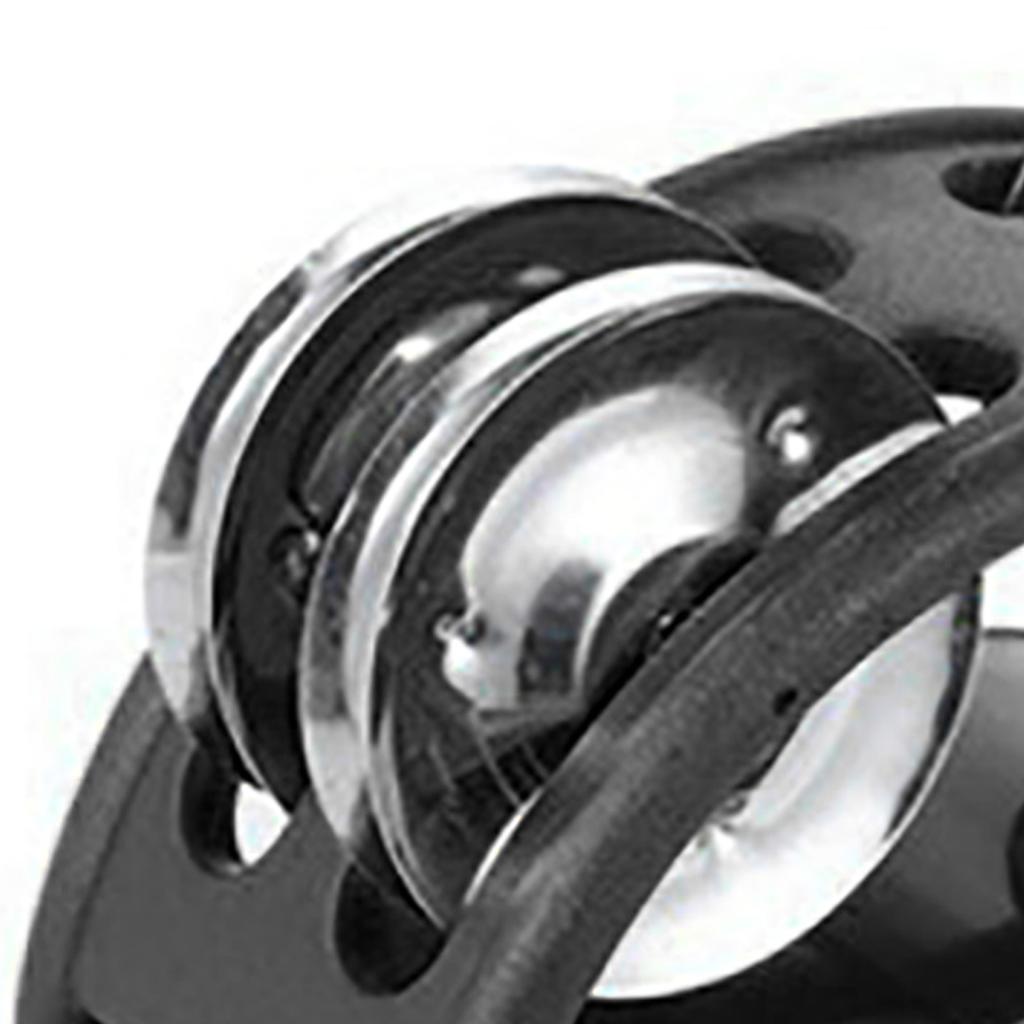 Foot Tambourine Percussion with Jingle Bell Tambourine Musical Percussion Instruments for Guitar