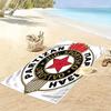 Partizan poster Print Beach Towel, Large Soft Quick Dry Towel for Beach Camping Swimming