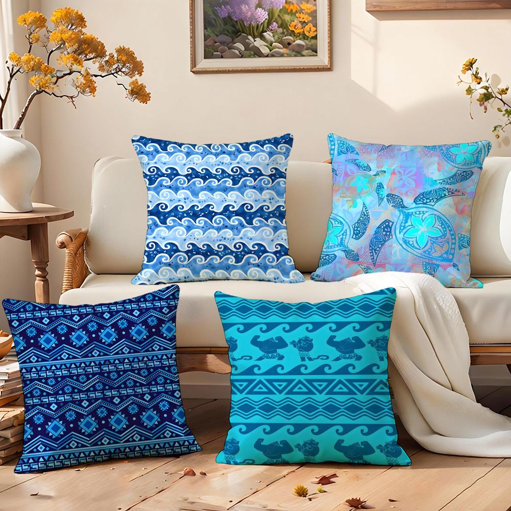 Stylish Creative Print Design Cushion Cover Premium Comfort Reversible Pillow Cove in One Design for Any Room Car Interior