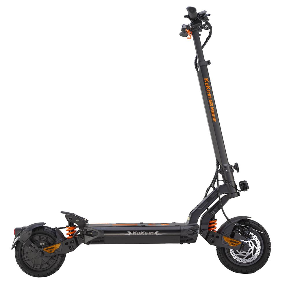 Электросамокат для взрослых Kukirin G2 Master 1000Втx2 Двухмоторный Электросамокат Складной Максимальная скорость 60 км/ч 52В 20.8Ач Запас хода 70 км Нагрузка 120 кг Черный