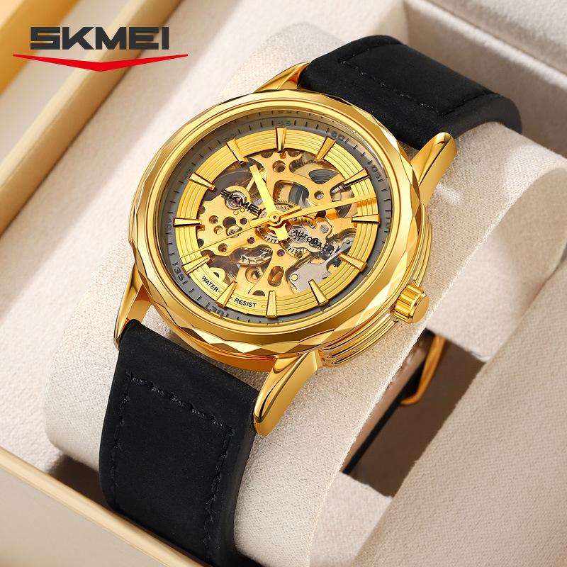 Steel Strip Men's Watches Fully Transparent Dial Automatic Mechanical Watch Waterproof Hardlex Mirror Surface