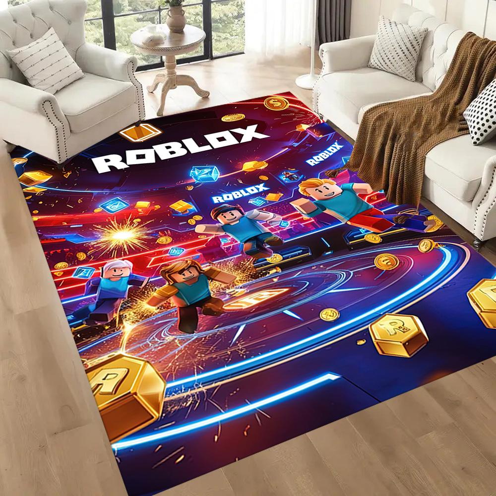 Ковры Roblox Virtual Arena Adventure Square — отличный выбор для гостиных, спален, домашнего декора и в качестве подарков.