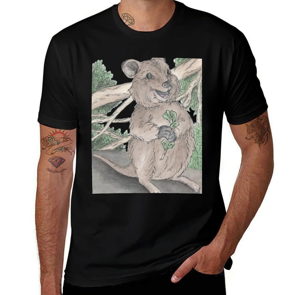 Quokka Fun Tshirt Soft Cotton Print Tshirt