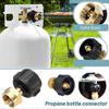 QCC1 Regulator Valve Propane Refill Adapter 1LB to 20LB Grill Bottle Converter
