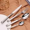 12/16/20 предметов Серебряный набор столовых приборов из нержавеющей стали Элегантная столовая посуда Винтажный набор ножей ложек вилок Кухонная утварь