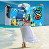1pc Tayo The Little Bus3 Beach Towel, Comfortable and Thick, and Swimming/Bath/Picnic/Camping Towel, Suitable for Seaside Beaches
