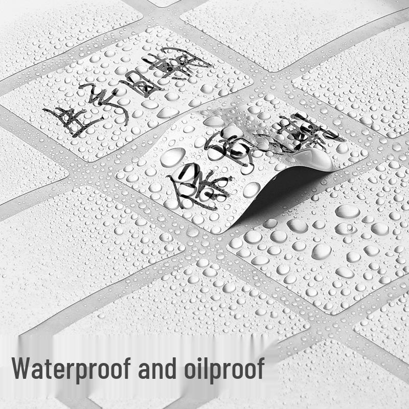 Большие водостойкие серебристые кухонные наклейки для рукописной разметки и организации хранения