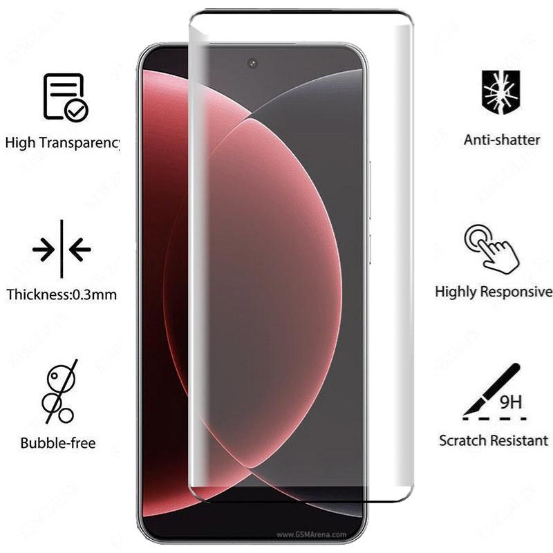 4 в 1 закаленное стекло для Xiaomi 15 Ultra Curved Screen Protector Защитная пленка для объектива камеры для Xiaomi 15Ultra Glass