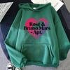 Song Graphic Hoodies ROSÉ Bruno Mars Sweatshirts Sudaderas Hombre Winter Hooded Pullovers Unisex Tops