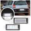 2 шт. светодиодный фонарь номерного знака для Renault Scenic 2 3 2004-2016 Espace Для Dacia Duster 2010-Lodgy 2012-OEM#:8200013577