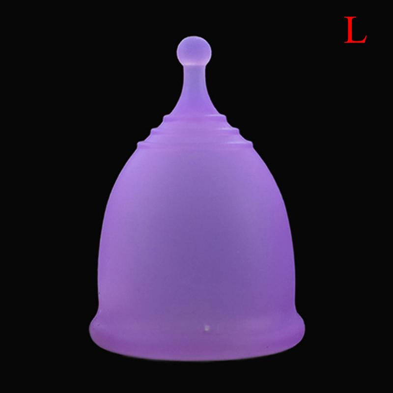 Menstrual Cup Medical Grade Soft Silicone Moon Lady Period Hygiene Reusable Cup