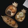 High Party Decorations Candy Dishes and Plates Big Love/Leaf/Pineapple Shape Snack Dish Tray Home Decoration and Party Tableware