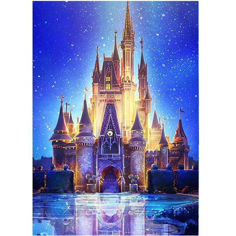 5D DIY Diamond Painting Landscape and Animals Diamond Embroidery Cross Stitch Kit Rhinestone Mosaic Home Decor