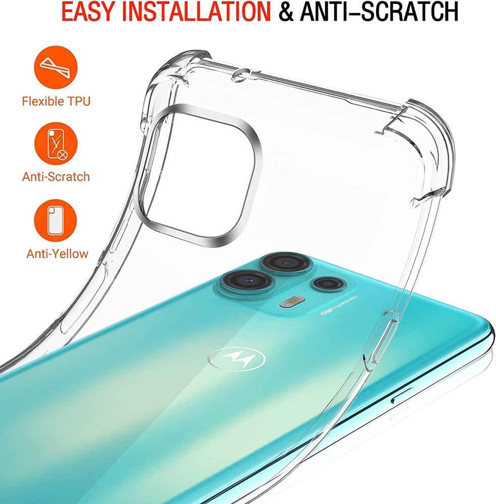 Роскошный прозрачный чехол с воздушными подушками для Motorola Moto Edge 30 40 50 Pro 30 UITRA Fusion Edge 40 Neo 5G Ударопрочный силиконовый чехол для телефона
