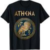 Афина Афинская Сова Символ Греческой Богини Афины Футболка