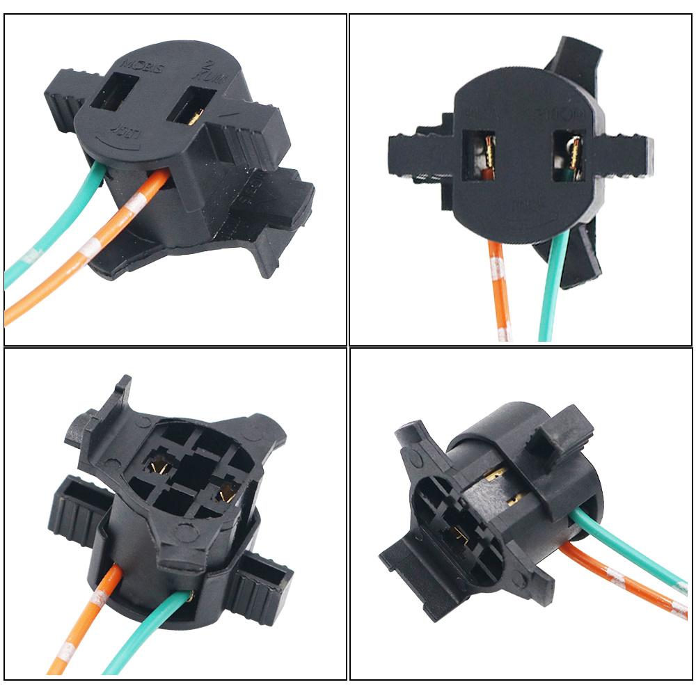 New 2x H7 Halogen Light Bulb Base Holder For Hyundai New Tucson Mitsubishi Outlander