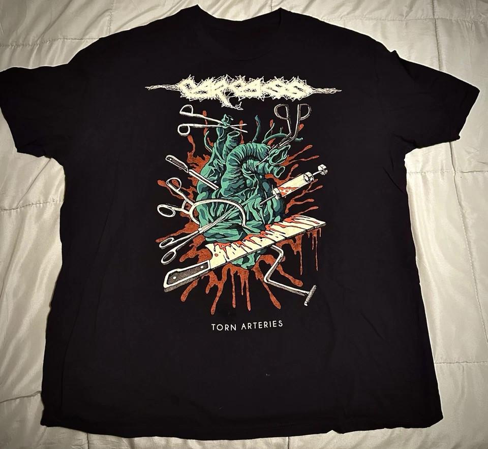 Футболка Carcass Death Torn Arteries Все размеры от S до 5XL NE577 Унисекс Футболка