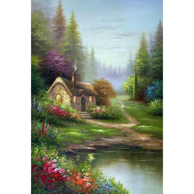 DIY Дерево 5D алмазная живопись полная круглая дрель живописная Алмазная вышивка крестиком наборы мозаики из смолы настенное искусство домашний декор