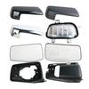 Rear Heated Blind Spot Warning Mirror Glass Cover Frame Turn Signal Light for Chevrolet Silverado 1500 GMC Sierra 1500 -2025