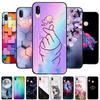 Чехол для Huawei P20 Lite P20Pro ТПУ Силиконовый Ударопрочный Чехол-Телефон с Кошкой Для Huawei P20 Pro Funda на P20lite Цветочный Принт Мягкий