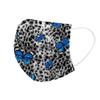 10PCS Adult Leopard Print Plus Butterfly Three-Layer Disposable Protective Mask