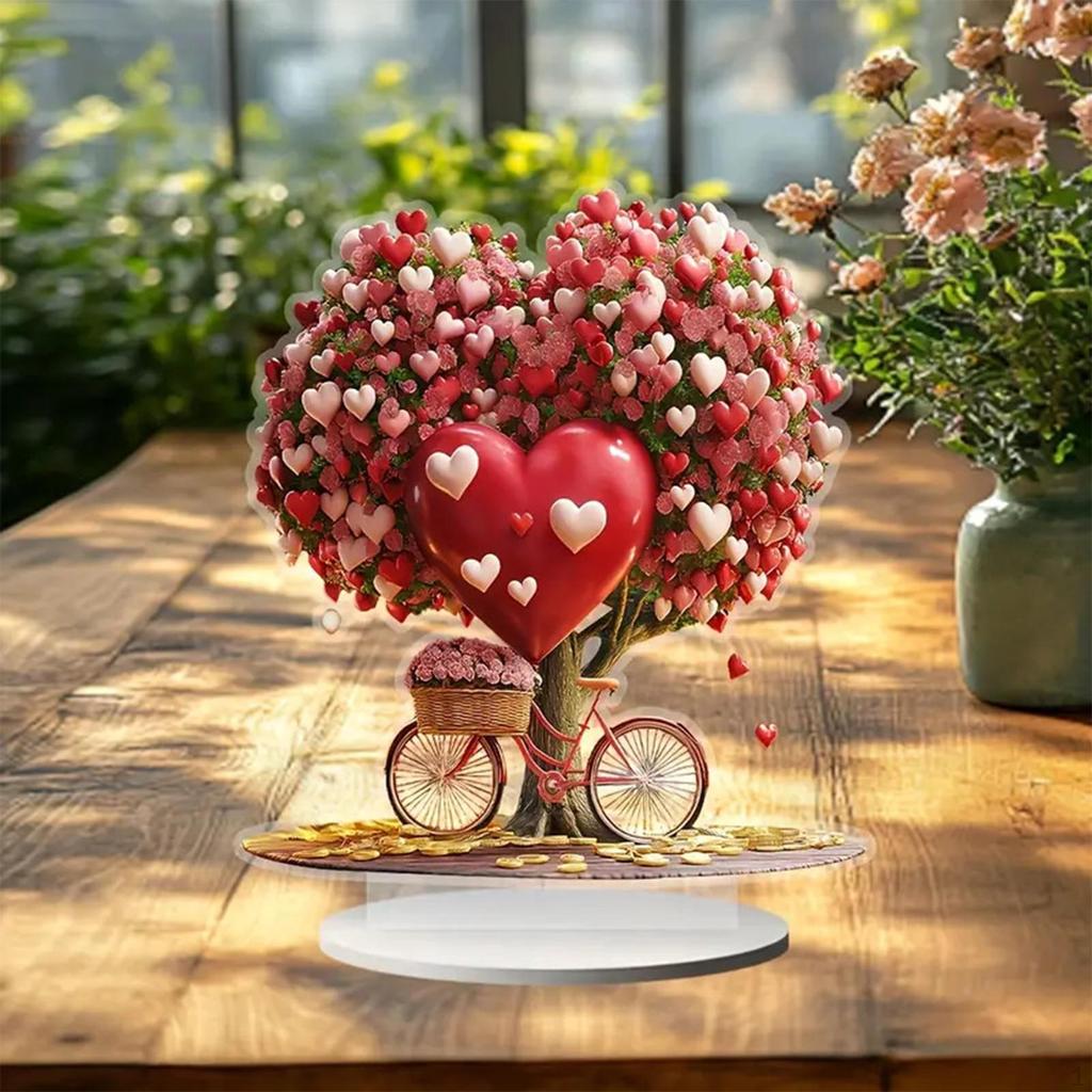 Декор стола Украшения ко Дню святого Валентина Декоративные, Свадебные Подарки Украшения для стола для дома
