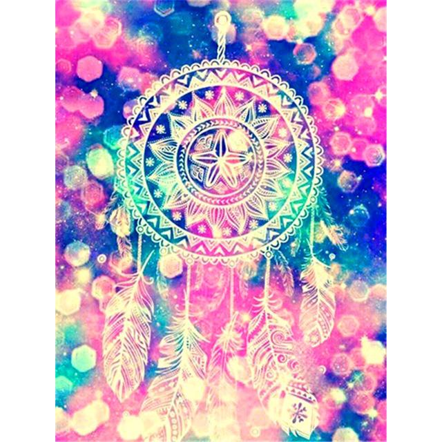5D Круглая/Квадратная Алмазная картина «сделай сам», домашний цвет, украшение в виде перезвона ветра, Алмазная вышивка, мозаика, художественная живопись