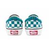 Vans Retro Casual Slip-On Low Top Kids Skate Shoes White Green Checkerboard Kids Sneaker VN0A5KXM9EX