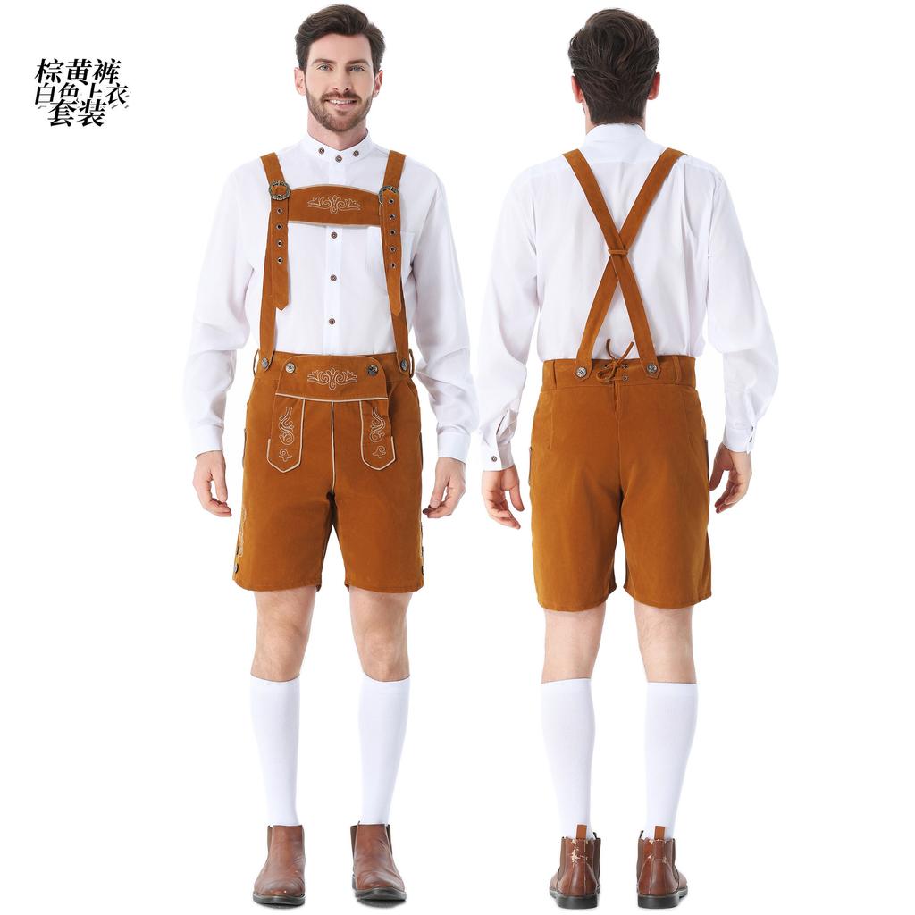 Cosplay new German traditional beer festival clothing color clothing adult men Munich Bavarian beer overalls
