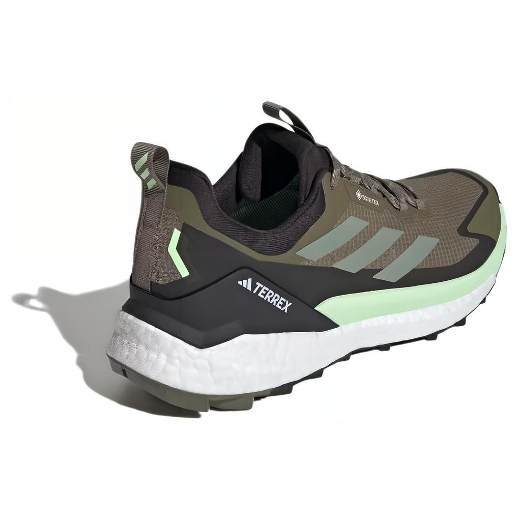 adidas Terrex Free Hiker 2.0 Low Gore Tex Оливковый Strata Серебристый Зеленый Ядро Черный IE5104