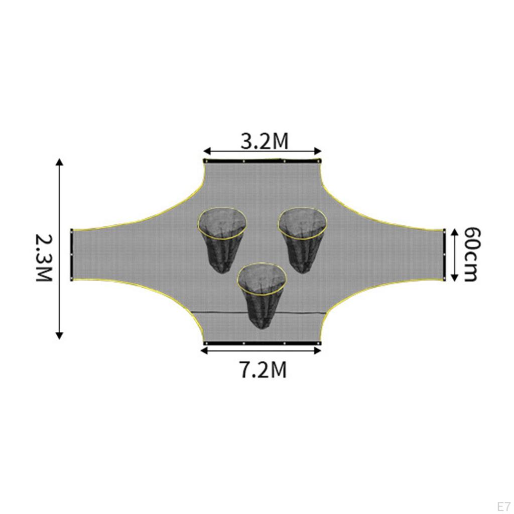Football Throwing Net Soccer Goal Training Target for Clubs Players Women